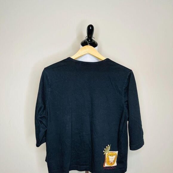 Vintage Grandma Cottage‎ Animal Sweater Cardigan L - Picture 2 of 5